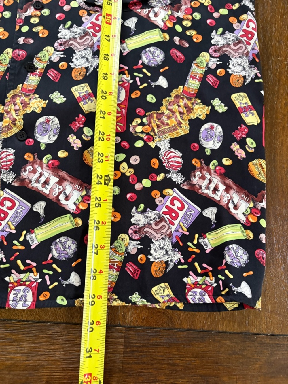 Vtg Nicole Miller 100% Silk Shirt Novelty Candy Snack Pop Art Collector Men S - Picture 8 of 8